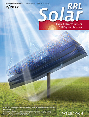 Low-Cost Strategy for High-Efficiency Bifacial Perovskite/c-Si Tandem Solar Cells Volume 6 Issue 2, 2022
