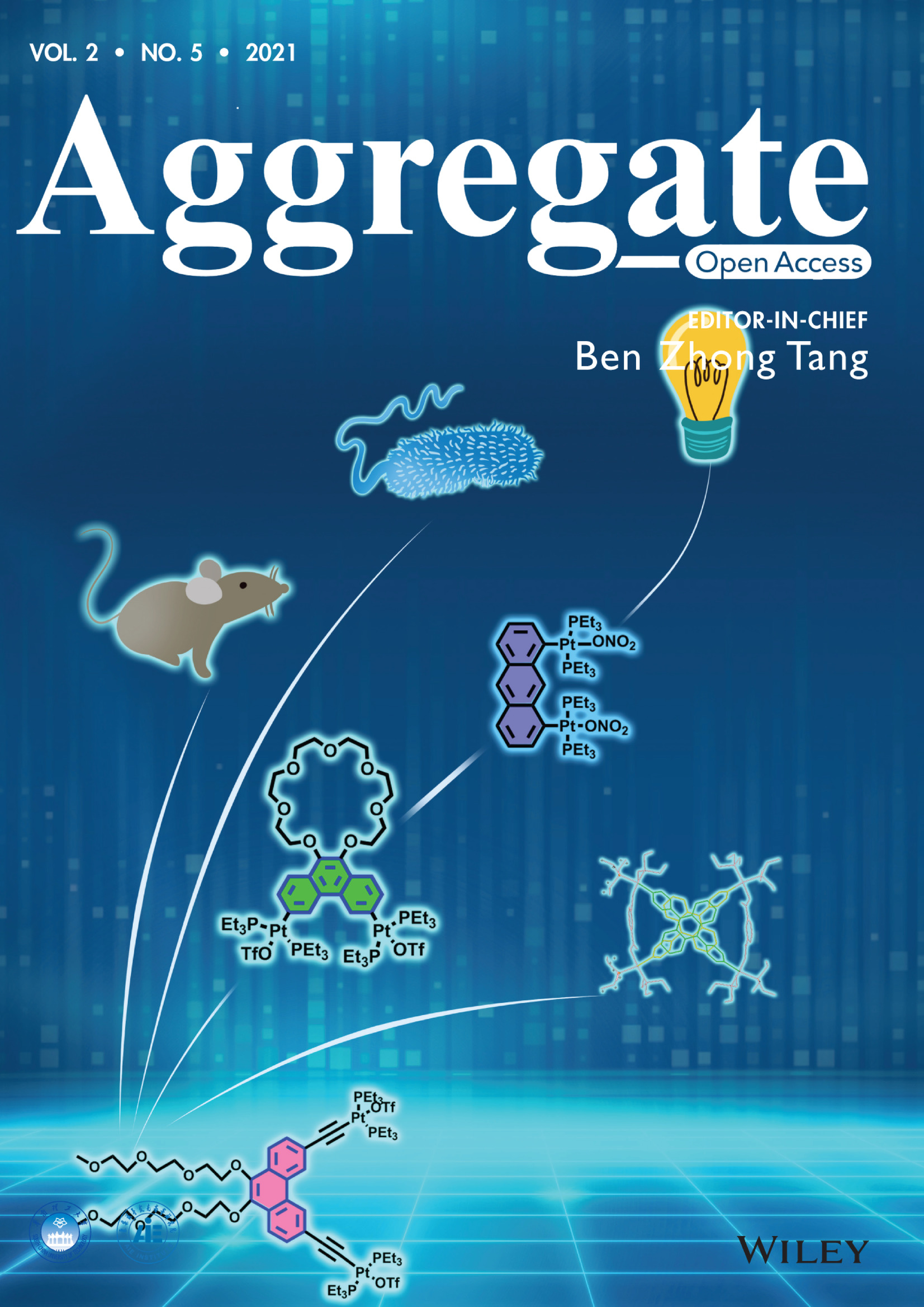 Inside Front Cover: Metallacycles, metallacages, and their aggregate/optical behavior Volume 2 Issue 5, 2021