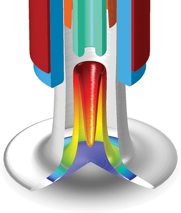 Modeling of a Non-Thermal RF Plasma Jet at Atmospheric Pressure