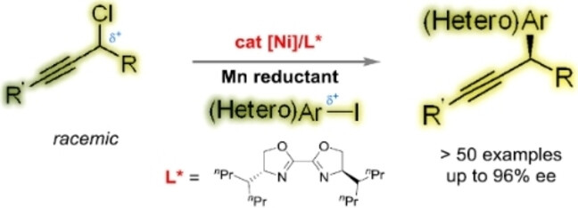 Nickel-Catalyzed Asymmetric Propargyl-Aryl Cross-Electrophile Coupling