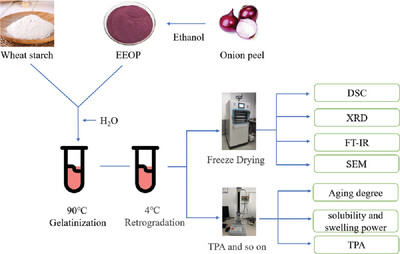 Effects of the Ethanolic Extract of Onion Peel on the Physicochemical Properties of Wheat Starch