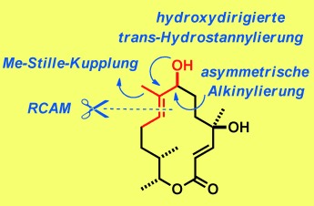 Selective Formation of a Trisubstituted Alkene Motif by trans-Hydrostannation/Stille Coupling: Application to the Total Synthesis and Late-Stage Modification of 5,6-Dihydrocineromycin B