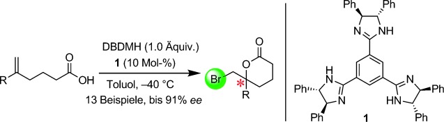 Asymmetric Bromolactonization Catalyzed by a C3-Symmetric Chiral Trisimidazoline