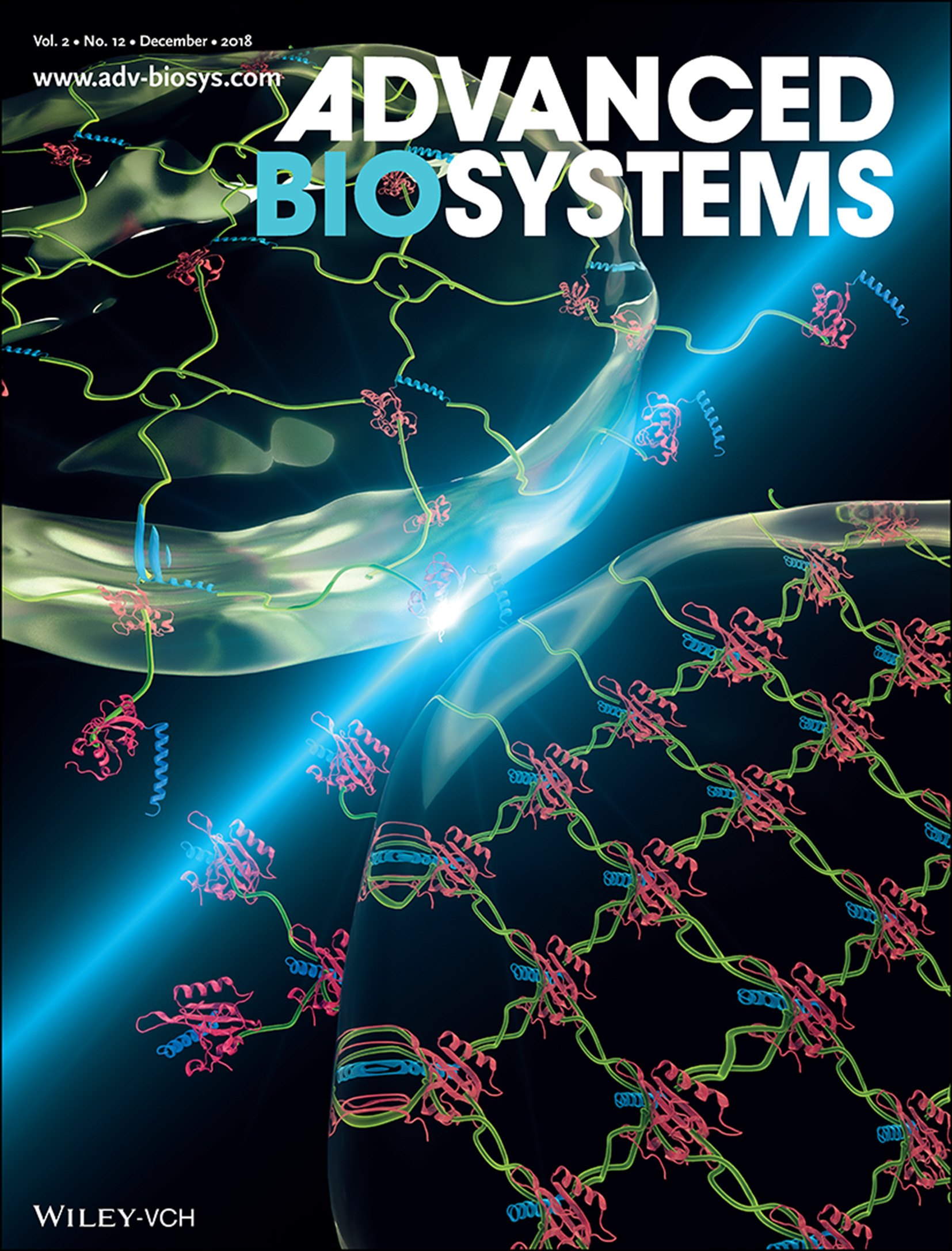 Dynamic Biomaterials: Cyclic Stiffness Modulation of Cell-Laden Protein–Polymer Hydrogels in Response to User-Specified Stimuli Including Light (Adv. Biosys. 12/2018) Volume 2 Issue 12, 2018