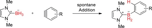 Hydroboration of Arynes with N-Heterocyclic Carbene Boranes