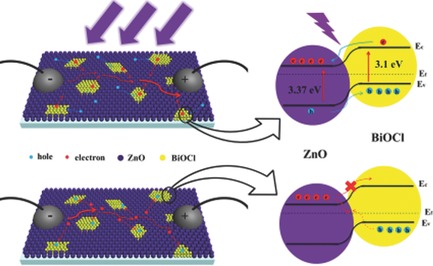 Novel Structure for High Performance UV Photodetector Based on BiOCl/ZnO Hybrid Film
