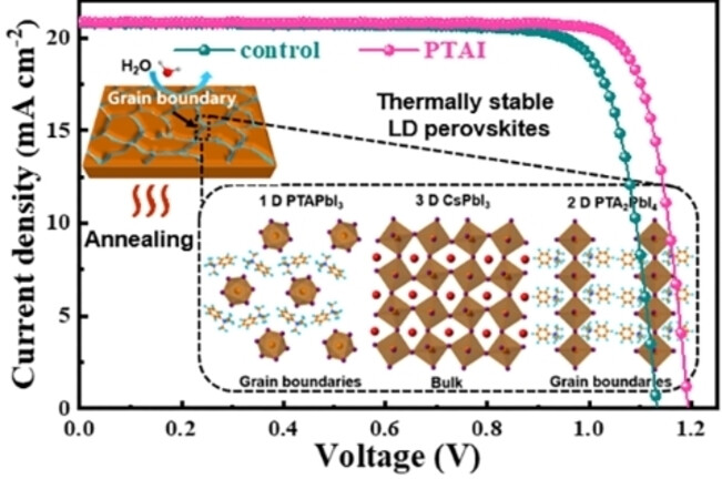 Temperature-Reliable Low-Dimensional Perovskites Passivated Black-Phase CsPbI3 toward Stable and Efficient Photovoltaics