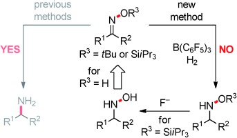 B(C6F5)3-Catalyzed Hydrogenation of Oxime Ethers without Cleavage of the N<span class='icomoon'></span>O Bond