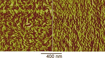 Block Copolymers Comprising π-Conjugated and Liquid Crystalline Subunits: Induction of Macroscopic Nanodomain Orientation