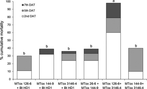 Insecticidal potential of Bacillus thuringiensis for the biological control of neotropical brown stink bug