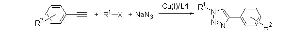 Environmental Friendly Azide-Alkyne Cycloaddition Reaction of Azides, Alkynes, and Organic Halides or Epoxides in Water: Efficient "Click" Synthesis of 1,2,3-Triazole Derivatives by Cu Catalyst
