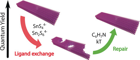 Repairing Nanoparticle Surface Defects