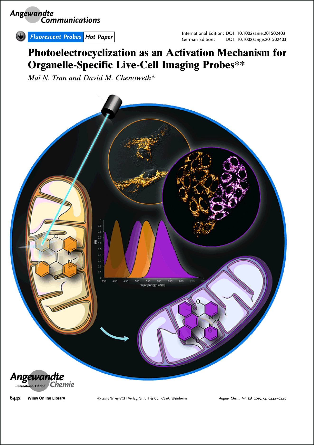 Frontispiece: Photoelectrocyclization as an Activation Mechanism for Organelle-Specific Live-Cell Imaging Probes