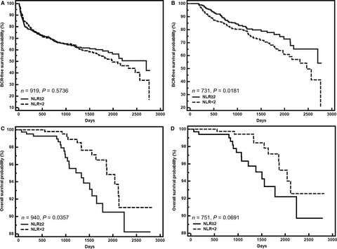 The preoperative neutrophil-to-lymphocyte ratio is not a marker of prostate cancer characteristics but is an independent predictor of biochemical recurrence in patients receiving radical prostatectomy