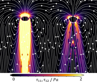 Numerical Characterization of the Bubble Rise Behavior in Viscoelastic Liquids