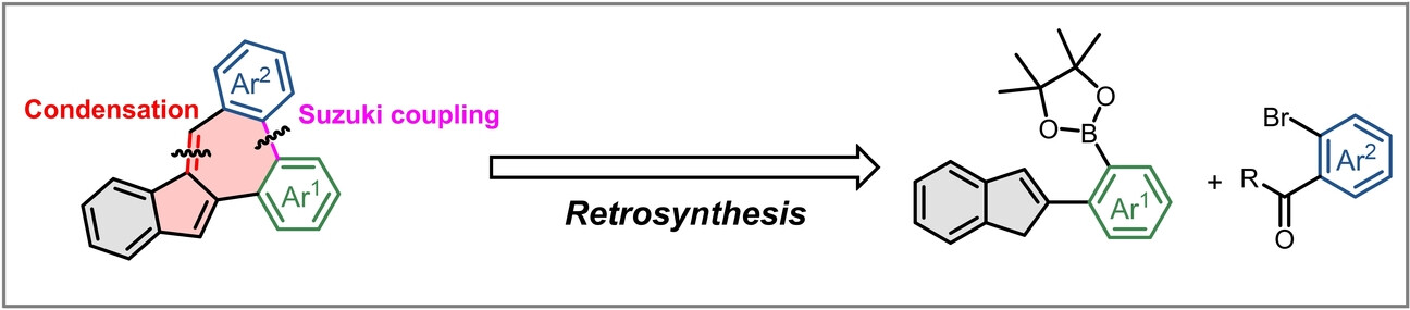Modulare Synthese von strukturell diversen polyzyklischen aromatischen Kohlenwasserstoffen mit eingebetteten Azulenen durch Knoevenagelartige Kondensation