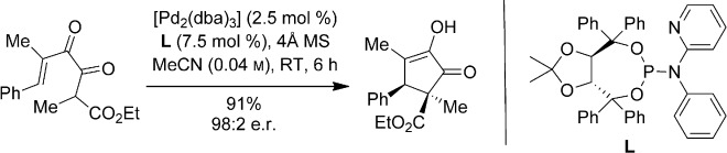Enantioselective Palladium(0)-Catalyzed Nazarov-Type Cyclization