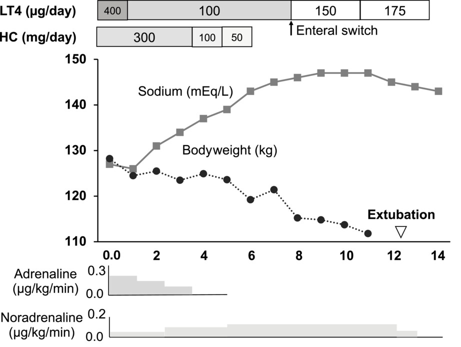 Successfully treated case of severe hypothermia secondary to myxedema coma