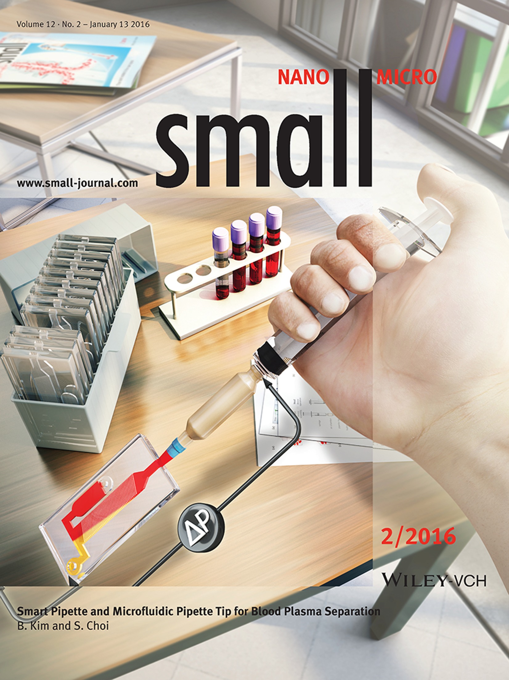 Blood Plasma Separation: Smart Pipette and Microfluidic Pipette Tip for Blood Plasma Separation (Small 2/2016)