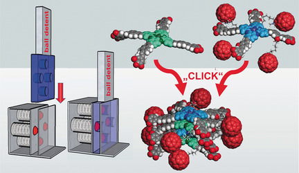 Fullerene-Filled Liquid-Crystal Stars: A Supramolecular Click Mechanism for the Generation of Tailored Donor–Acceptor Assemblies
