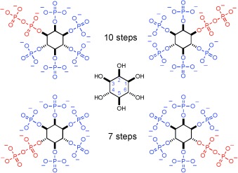 Synthesis of Unsymmetric Diphospho-Inositol Polyphosphates
