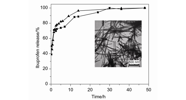 Synthesis of Hydroxyapatite Nanorods under Mild Conditions and Their Drug Release Properties