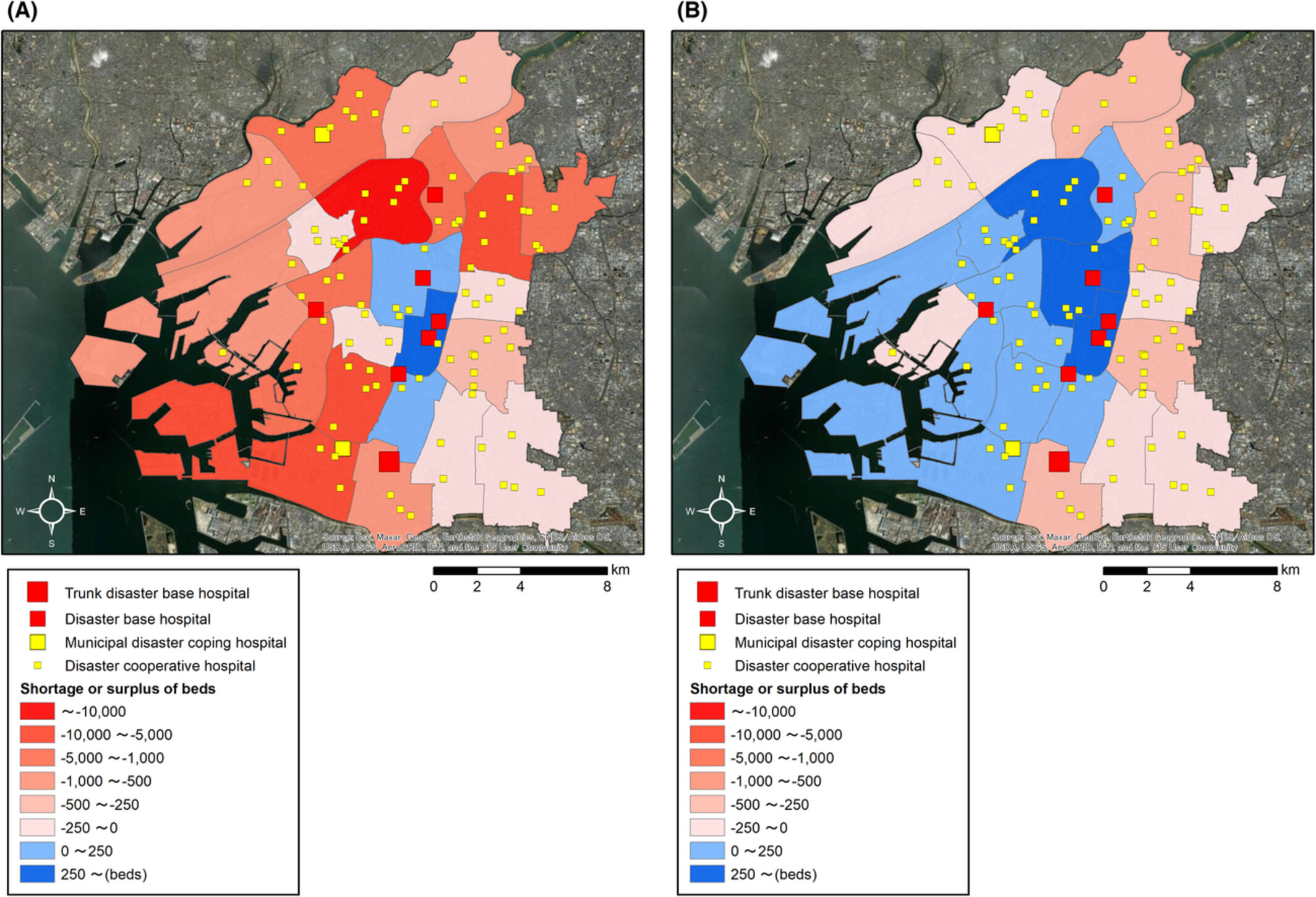 Demand–supply balance of disaster medical care in Osaka City based on damage estimation for a Nankai Trough megathrust earthquake: A geographic information system-based analysis