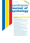 Scandinavian Journal of Psychology