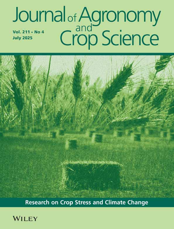 Journal of Agronomy and Crop Science