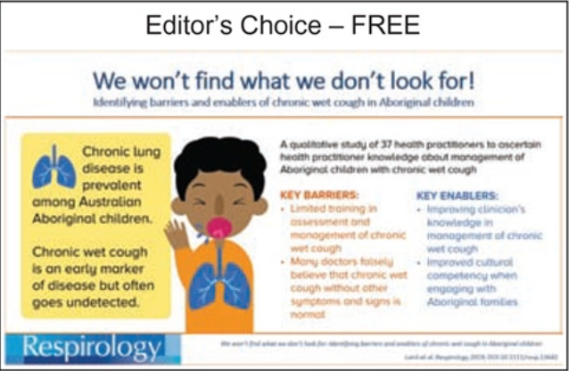 We won't find what we don't look for: identifying barriers and enablers of chronic wet cough in Aboriginal children