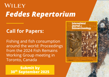 Call for Papers Fishing and fish consumption around the world: Proceedings from the 2024 Fish Remains Working Group meeting in Toronto, Canada promotional image