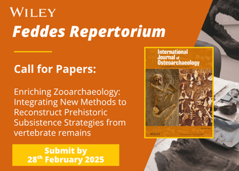 Call for Papers Enriching Zooarchaeology: Integrating New Methods to Reconstruct Prehistoric Subsistence Strategies from vertebrate remains promotional image