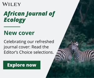 African Journal of Ecology new cover image promotional image