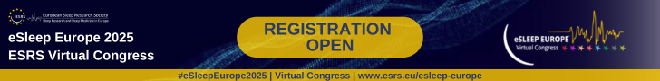 Registration open for eSLEEP EUROPE 2025 ESRS VIRTUAL CONGRESS