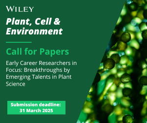 Call for Papers - Early Career Researchers in Focus: Breakthroughs by Emerging Talents in Plant Science