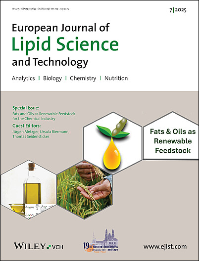 Cover Picture: Eur. J. Lipid Sci. Technol. 7/2025