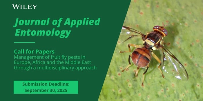 Call for Papers: Management of fruit fly pests in Europe, Africa and the Middle East through a multidisciplinary approach