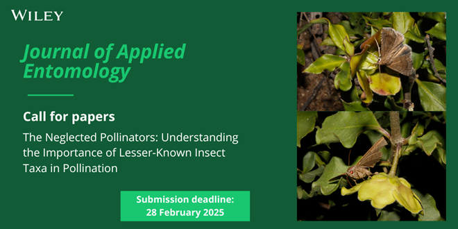 Call for Papers - The Neglected Pollinators: Understanding the Importance of Lesser-Known Insect Taxa in Pollination