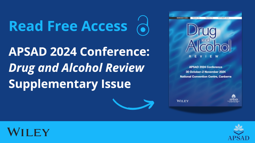 Special Issue: APSAD 2024 Conference 30 October‐2 November 2024 National Convention Centre, Canberra
