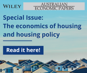 Special Issue on The Economics of Housing and Housing Policy
