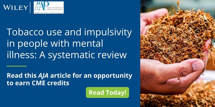 Tobacco use and impulsivity in people with mental illness: A systematic review - Praecht - 2025