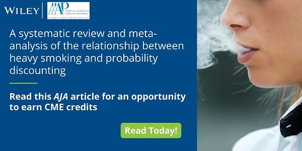 A systematic review and meta-analysis of the relationship between heavy smoking and probability discounting
