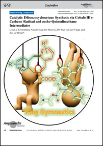 Frontispiz: Catalytic Dibenzocyclooctene Synthesis via Cobalt(III)-Carbene Radical and ortho-Quinodimethane Intermediates