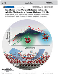 Frontispiz: Elucidation of the Oxygen Reduction Volcano in Alkaline Media using a Copper-Platinum(111) Alloy