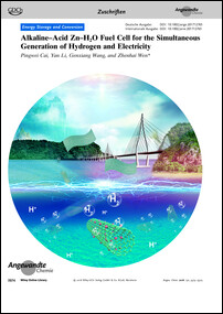 Frontispiz: Alkaline-Acid Zn-H2O Fuel Cell for the Simultaneous Generation of Hydrogen and Electricity