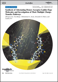 Frontispiz: Synthesis of Alternating Donor-Acceptor Ladder-Type Molecules and Investigation of Their Multiple Charge-Transfer Pathways