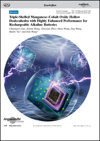 Frontispiz: Triple-Shelled Manganese-Cobalt Oxide Hollow Dodecahedra with Highly Enhanced Performance for Rechargeable Alkaline Batteries