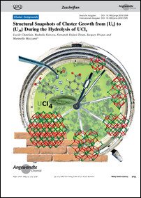 Frontispiz: Structural Snapshots of Cluster Growth from {U6} to {U38} During the Hydrolysis of UCl4