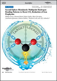 Frontispiz: Second-Sphere Biomimetic Multipoint Hydrogen-Bonding Patterns to Boost CO2 Reduction of Iron Porphyrins