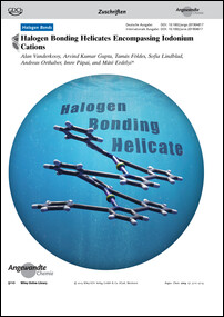 Frontispiz: Halogen Bonding Helicates Encompassing Iodonium Cations